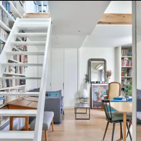 Duplex Near Belleville Apartment Paris
